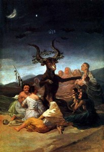 Le sabbat des sorcières de Goya