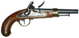 Pistolet à poudre noire