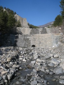 Barrage sur le Vallauria