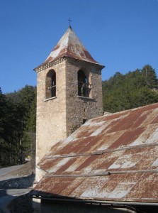 Le clocher de l'église